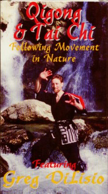 Greg Delisio Gigong & TaiChi ; Front - VHS Cover ; Following movements in NatureVideo production, photos and cover by Raymond Morris