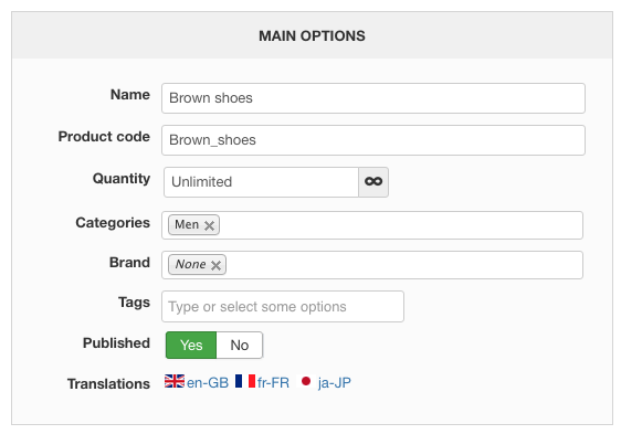 Customizable search filters