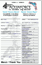 Aqua-Force Estimate Form