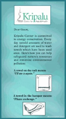 Water Conservation Notice